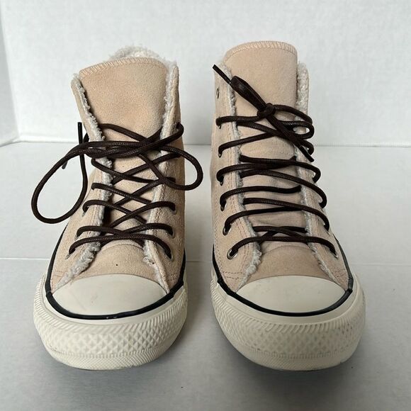 Converse Sherpa Chuck Taylor All Star Light Bisque - Picture 1 of 10